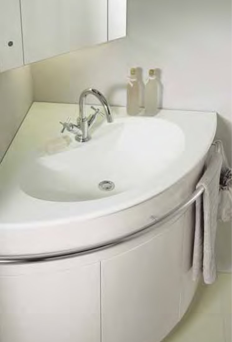 Meuble salle de bain angle avec vasque Table de lit